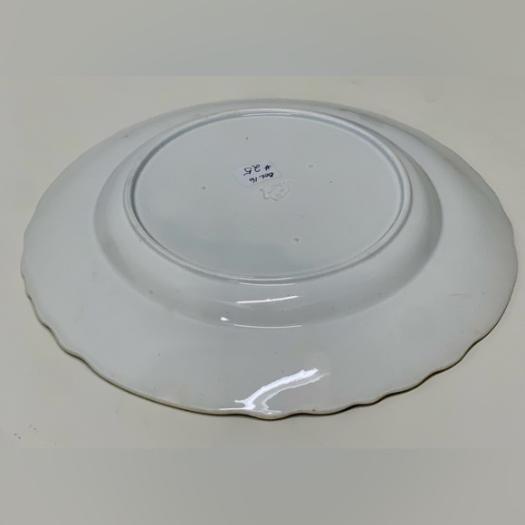 19th Century Antique Gaudy Welsh Butterfly Plate Eagle Marked for US Export - Picture 11 of 16